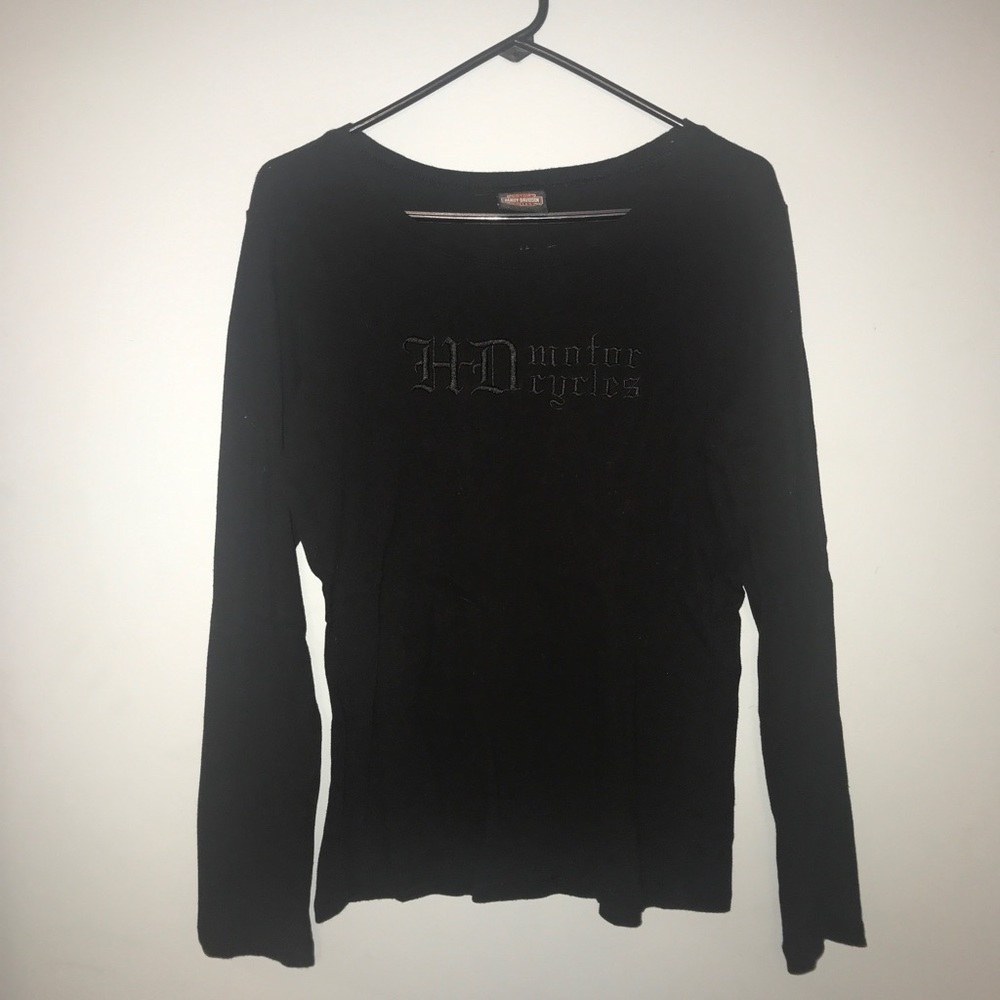 Harley Davidson Black Long Sleeve T-Shirt